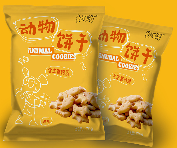 动物饼干零食包装袋设计.png